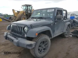 2018 Jeep Wrangler Sport S with VIN 1C4AJWAG5JL889314, listed as a Copart auction lot 43603355 with 77,477 mi miles and Salvage Title. Bid and sale history available at carsss.com. Image 1.
