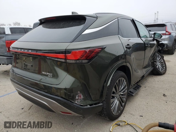 2024 Lexus RX with VIN 2T2BAMCA0RC043320, listed as a Copart auction lot 83876264 with 13,188 mi miles and Salvage Title. Bid and sale history available at carsss.com. Image 3.
