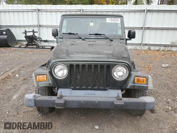 2005 Jeep Wrangler X with VIN 1J4FA39S65P319487, listed as a Copart auction lot 71848394 with 161,574 mi miles and Salvage Title. Bid and sale history available at carsss.com. Image 5.
