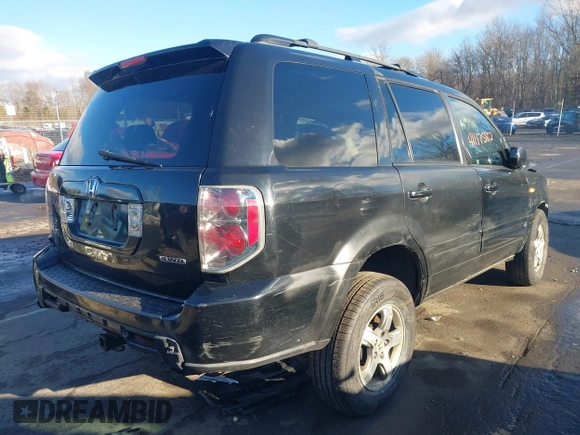 2008 Honda Pilot EX-L with VIN 5FNYF18558B039347, listed as a IAAI auction lot 41117582 with 226,465 mi miles. Bid and sale history available at carsss.com. Image 4.