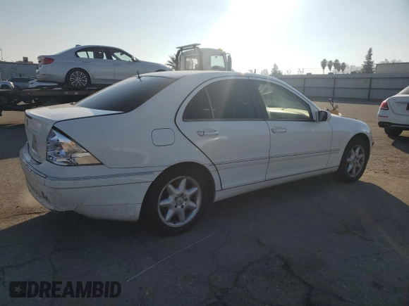 2002 Mercedes-Benz C 230/260/280/320 with VIN WDBRF64J42F196373, listed as a Copart auction lot 88166025 with 147,986 mi miles and Salvage Title. Bid and sale history available at DreamBid. Image 3.