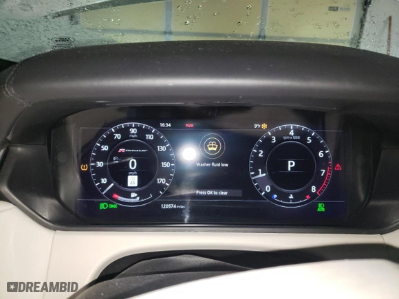 2018 Land Rover Range Rover Velar R-Dynamic HSE with VIN SALYM2RV3JA705087, listed as a Copart auction lot 89184035 with 120,574 mi miles and Salvage Title. Bid and sale history available at carsss.com. Image 9.