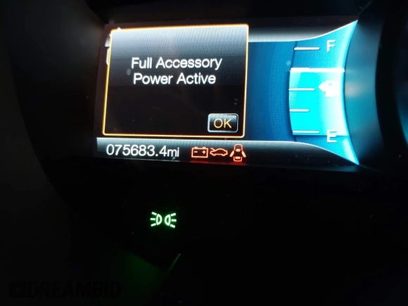 2018 Ford Edge Titanium with VIN 2FMPK4K89JBC18923, listed as a IAAI auction lot 41879343 with 75,683 mi miles. Bid and sale history available at carsss.com. Image 16.