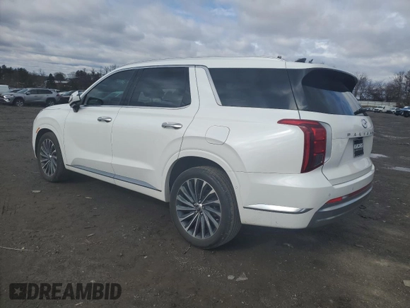 2023 Hyundai Palisade Limited z VIN KM8R5DGE7PU533771, wystawiony jako Copart lot #46678495 z przebiegiem 58 635 mil mil oraz Szkoda całkowita • Salvage title. Historia ofert i sprzedaży dostępna na DreamBid. Obrazek 2.