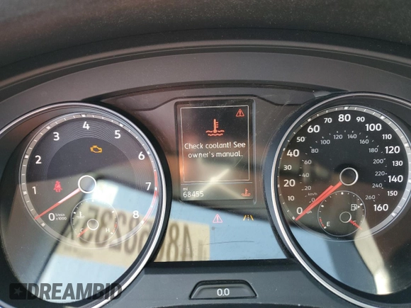 2018 Volkswagen Atlas 3.6L V6 SEL with VIN 1V2MR2CA3JC505648, listed as a Copart auction lot 48658235 with 68,455 mi miles and Salvage Title. Bid and sale history available at carsss.com. Image 9.