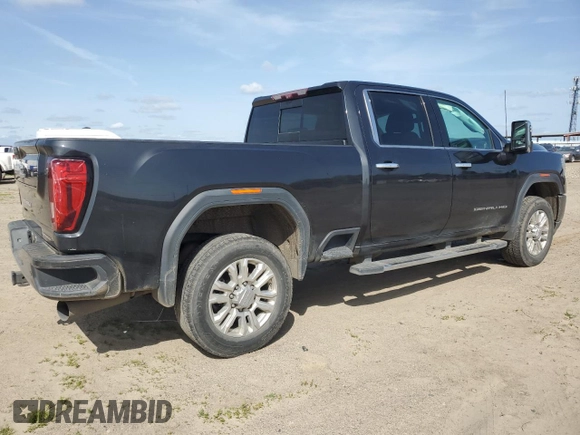 2020 GMC Sierra 2500HD Denali z VIN 1GT49REY7LF110457, wystawiony jako Copart lot #51105705 z przebiegiem 108 299 mil mil oraz Szkoda całkowita • Salvage title. Historia ofert i sprzedaży dostępna na DreamBid. Obrazek 3.