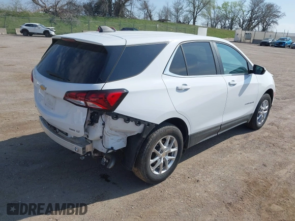 2024 Chevrolet Equinox LT with VIN 3GNAXUEG3RL244777, listed as a IAAI auction lot 42067815 with 14,724 mi miles. Bid and sale history available at carsss.com. Image 4.
