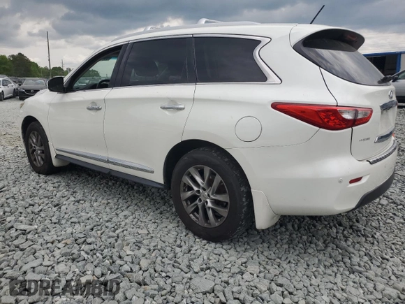2015 Infiniti QX60 with VIN 5N1AL0MM0FC551444, listed as a Copart auction lot 53893195 with 138,366 mi miles and Salvage title. Bid and sale history available at DreamBid. Image 2.