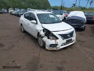 2017 Nissan Versa Sedan SV with VIN 3N1CN7AP6HL870551, listed as a IAAI auction lot 41723155 with 145,908 mi miles. Bid and sale history available at carsss.com. Image 1.