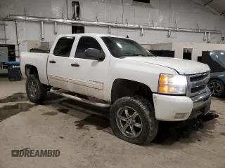 2010 Chevrolet Silverado 1500 LT with VIN 3GCRKSE39AG266291, listed as a Copart auction lot 46483675 with 199,823 mi miles and Salvage Title. Bid and sale history available at DreamBid. Image 4.