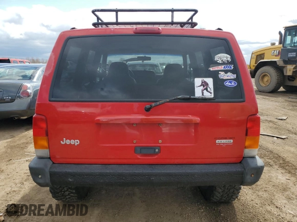 2000 Jeep Cherokee with VIN 1J4FF48S0YL113246, listed as a Copart auction lot 51861455 with 180,965 mi miles and Clean title. Bid and sale history available at DreamBid. Image 6.