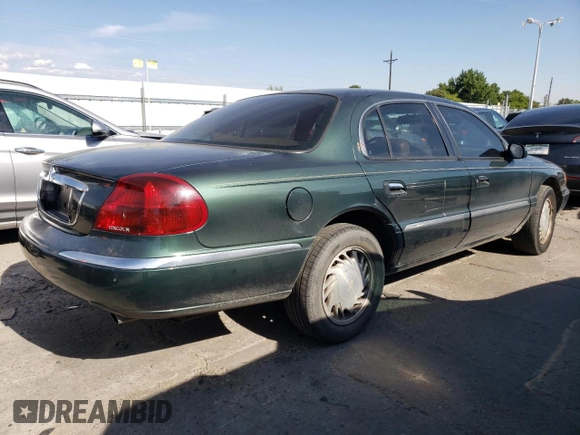 1998 Lincoln Continental with VIN 1LNFM97V8WY707809, listed as a Copart auction lot 70842654 with 175,066 mi miles and Salvage Title. Bid and sale history available at carsss.com. Image 3.