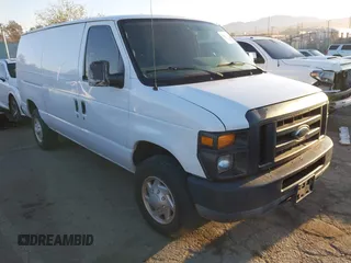 2011 Ford Econoline Cargo Commercial with VIN 1FTNE2EL2BDA71427, listed as a IAAI auction lot 41755582 with 157,531 mi miles. Bid and sale history available at carsss.com. Image 1.