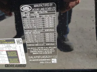 2025 Land Rover Range Rover SE z VIN SALKP9FU4SA281132, wystawiony jako IAAI lot #42116456 z przebiegiem 7 016 mil mil oraz . Historia ofert i sprzedaży dostępna na DreamBid. Obrazek 9.