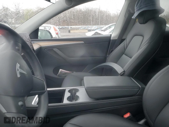 2023 Tesla Model Y Long Range with VIN 7SAYGDEEXPA122953, listed as a Copart auction lot 52627095 with Not Provided miles and Salvage Title. Bid and sale history available at DreamBid. Image 8.