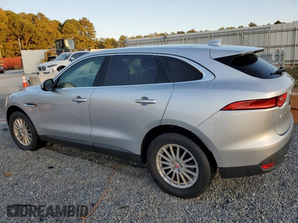2019 Jaguar F-Pace 25t with VIN SADCS2FX0KA616001, listed as a Copart auction lot 78096724 with 57,619 mi miles and Clean title. Bid and sale history available at DreamBid. Image 2.