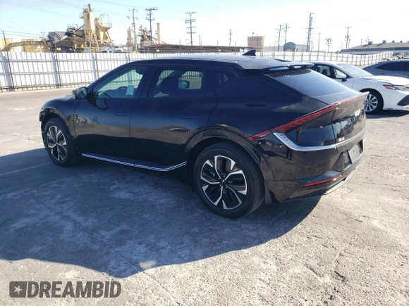 2022 Kia EV6 Wind with VIN KNDC34LA1N5055731, listed as a Copart auction lot 69459954 with 47,919 mi miles and Salvage Title. Bid and sale history available at carsss.com. Image 2.