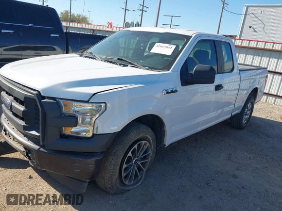 2017 Ford F-150 XL with VIN 1FTEX1C87HKD53036, listed as a IAAI auction lot 41815952 with 153,813 mi miles. Bid and sale history available at carsss.com. Image 22.