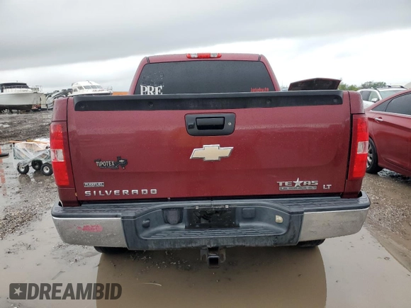 2008 Chevrolet Silverado 1500 1LT with VIN 3GCEC13068G264071, listed as a Copart auction lot 51111545 with Not Provided miles and Salvage Title. Bid and sale history available at DreamBid. Image 6.