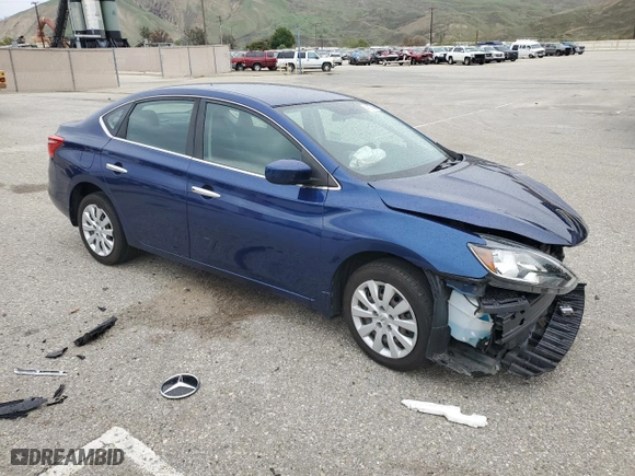 2019 Nissan Sentra S with VIN 3N1AB7AP4KY397467, listed as a Copart auction lot 48170405 with 81,391 mi miles and Salvage Title. Bid and sale history available at carsss.com. Image 4.