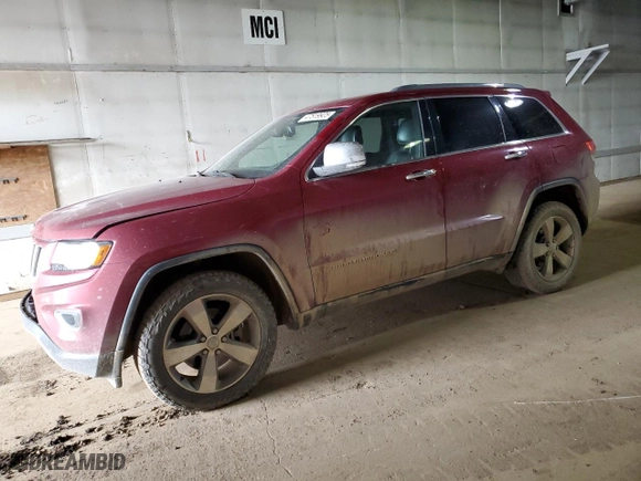 2014 Jeep Grand Cherokee Limited with VIN 1C4RJFBM8EC441565, listed as a Copart auction lot 47819925 with 188,361 mi miles and Clean Title. Bid and sale history available at carsss.com. Image 1.
