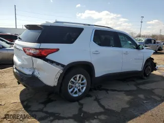 2018 Chevrolet Traverse LT Cloth with VIN 1GNERGKW5JJ151733, listed as a Copart auction lot 52908735 with 96,042 mi miles and Salvage Title. Bid and sale history available at carsss.com. Image 3.