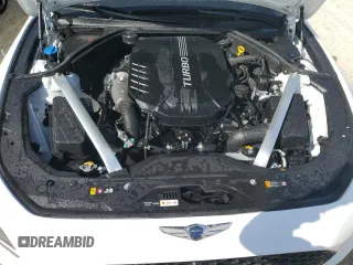 2022 Genesis G70 3.3T with VIN KMTG54TE1NU101029, listed as a Copart auction lot 74693774 with 0 mi miles and Non Repairable. Bid and sale history available at carsss.com. Image 11.