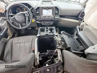 2018 Ford F-150 XL with VIN 1FTEW1E57JFC39493, listed as a Copart auction lot 61781395 with 129,871 mi miles and Salvage title. Bid and sale history available at DreamBid. Image 8.
