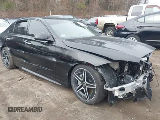 2023 Mercedes-Benz C 300 with VIN W1KAF4HB4PR131332, listed as a IAAI auction lot 41099371 with 20,645 mi miles and . Bid and sale history available at DreamBid. Image 1.