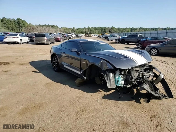 2022 Ford Mustang GT with VIN 1FA6P8CF8N5131021, listed as a Copart auction lot 75799294 with 23,325 mi miles and Salvage Title. Bid and sale history available at carsss.com. Image 14.