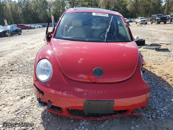 2009 Volkswagen New Beetle Coupe S with VIN 3VWRG31C39M514610, listed as a Copart auction lot 50376005 with 56,816 mi miles and Salvage Title. Bid and sale history available at carsss.com. Image 5.