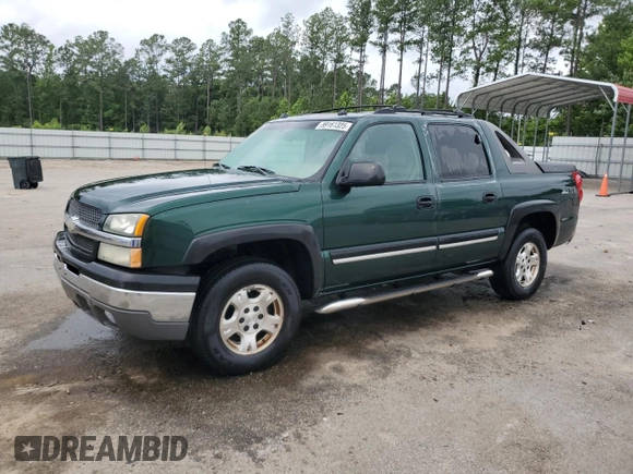 2004 Chevrolet Avalanche Z66 with VIN 3GNEC12T74G283063, listed as a Copart auction lot 59161325 with 168,997 mi miles and Salvage title. Bid and sale history available at DreamBid. Image 1.