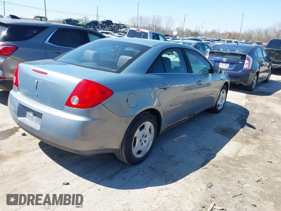 2008 Pontiac G6 1SV Value Leader with VIN 1G2ZF57BX84287219, listed as a IAAI auction lot 42045314 with 156,760 mi miles. Bid and sale history available at carsss.com. Image 4.