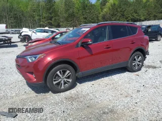 2018 Toyota RAV4 XLE with VIN JTMWFREV7JD119143, listed as a Copart auction lot 52576915 with 56,947 mi miles and Salvage Title. Bid and sale history available at carsss.com. Image 1.