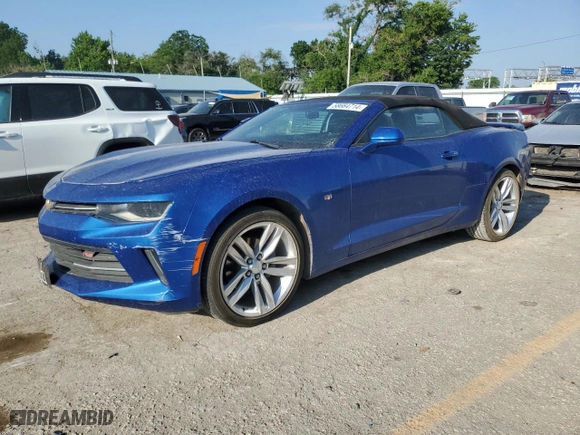 2016 Chevrolet Camaro 2LT with VIN 1G1FD3DS0G0168879, listed as a Copart auction lot 58664714 with 19,295 mi miles and Salvage Title. Bid and sale history available at carsss.com. Image 1.