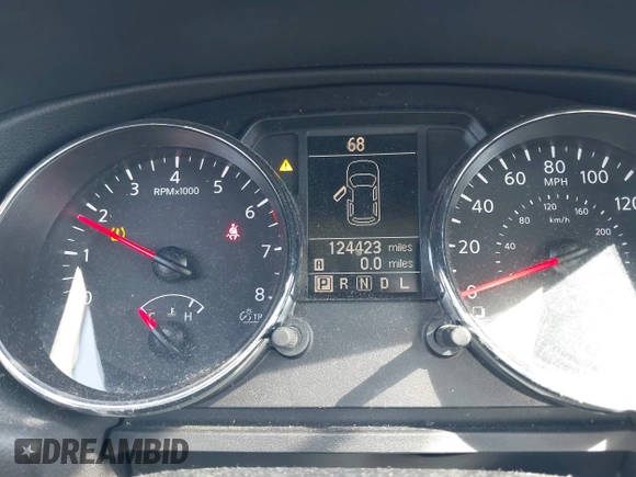 2013 Nissan Rogue S with VIN JN8AS5MV1DW645281, listed as a IAAI auction lot 42035789 with 124,423 mi miles and . Bid and sale history available at DreamBid. Image 7.