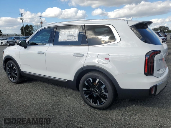 2024 Kia Telluride SX X-Line with VIN 5XYP5DGC2RG549861, listed as a Copart auction lot 81033054 with 24 mi miles and Salvage Title. Bid and sale history available at carsss.com. Image 2.