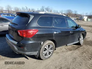 2018 Nissan Pathfinder SV with VIN 5N1DR2MN5JC608035, listed as a Copart auction lot 88951215 with 105,730 mi miles and Salvage Title. Bid and sale history available at carsss.com. Image 3.