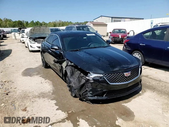 2021 Cadillac CT4 Premium Luxury with VIN 1G6DB5RK0M0111184, listed as a Copart auction lot 70326324 with 45,859 mi miles and Salvage Title. Bid and sale history available at DreamBid. Image 13.