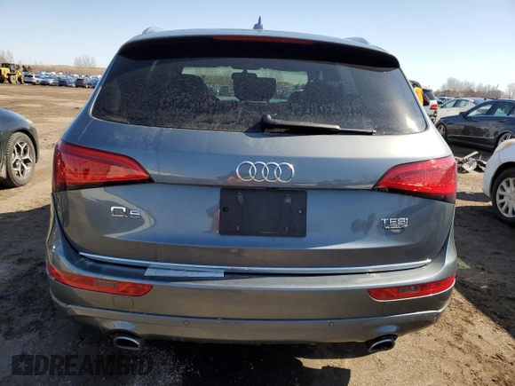 2017 Audi Q5 with VIN WA1V2AFP2HA007428, listed as a Copart auction lot 45793335 with 100,239 mi miles and Salvage title. Bid and sale history available at DreamBid. Image 6.