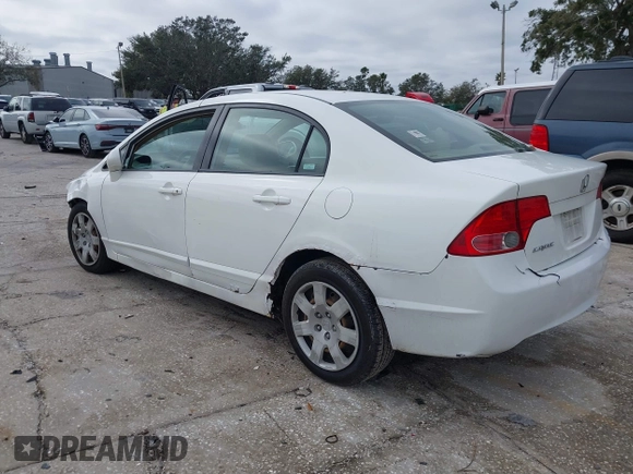 2008 Honda Civic LX with VIN 2HGFA16528H519995, listed as a IAAI auction lot 41400248 with 166,460 mi miles and . Bid and sale history available at DreamBid. Image 3.