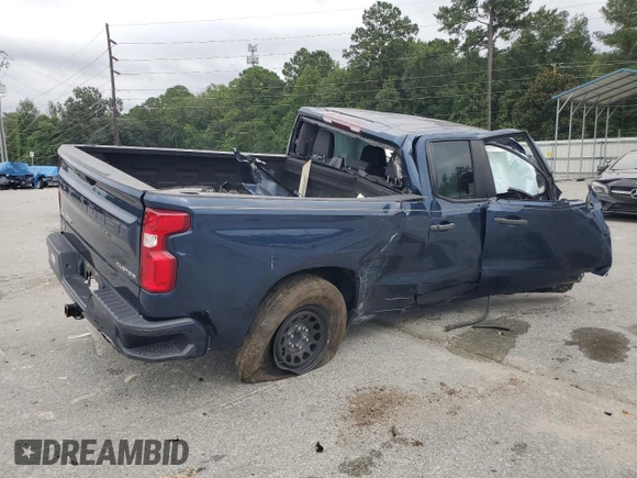 2020 Chevrolet Silverado 1500 Custom with VIN 1GCRWBEF1LZ367956, listed as a Copart auction lot 71474454 with 0 mi miles and Salvage Title. Bid and sale history available at carsss.com. Image 3.