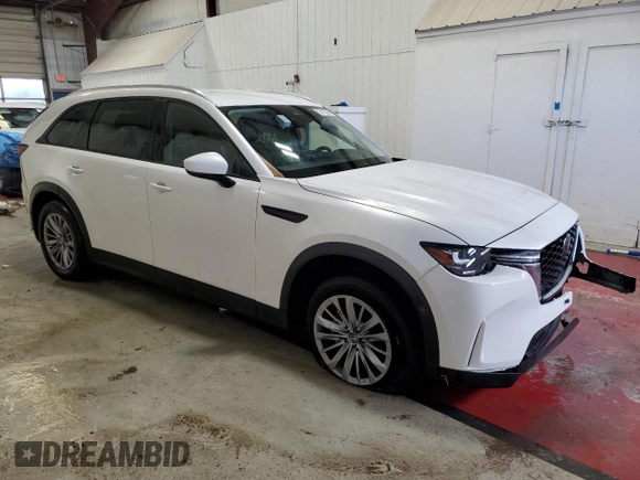 2024 Mazda CX-90 3.3 Turbo Select with VIN JM3KKAHD5R1163953, listed as a Copart auction lot 43594785 with 20,882 mi miles and Salvage Title. Bid and sale history available at carsss.com. Image 4.