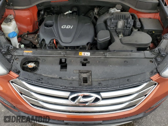 2016 Hyundai Santa Fe z VIN 5XYZTDLB1GG351684, wystawiony jako Copart lot #48396885 z przebiegiem 148 301 mil mil oraz Nie do naprawy • Non repairable. Historia ofert i sprzedaży dostępna na DreamBid. Obrazek 12.