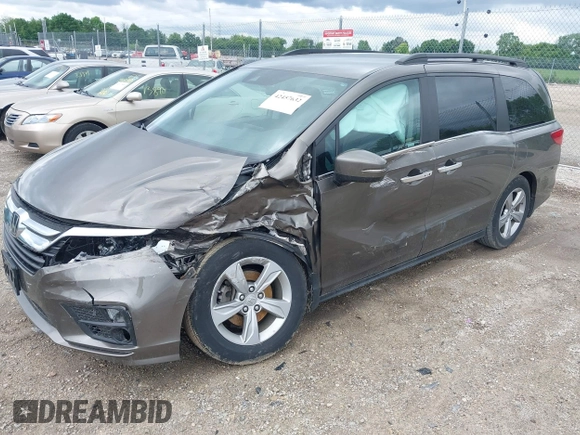 2018 Honda Odyssey EX с VIN 5FNRL6H54JB089351, выставлен на аукционе IAAI как лот 42457632 с пробегом 83 333 миль миль и . История ставок и продаж доступна на DreamBid. Изображение 2.