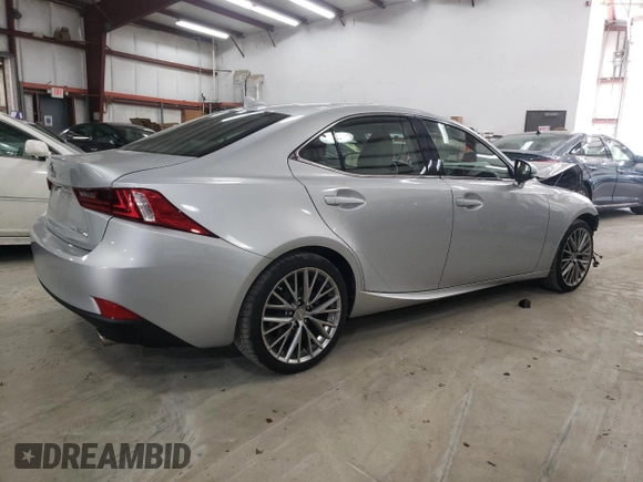 2014 Lexus IS 250 with VIN JTHCF1D29E5012959, listed as a Copart auction lot 62414835 with 57,845 mi miles and Salvage title. Bid and sale history available at DreamBid. Image 3.