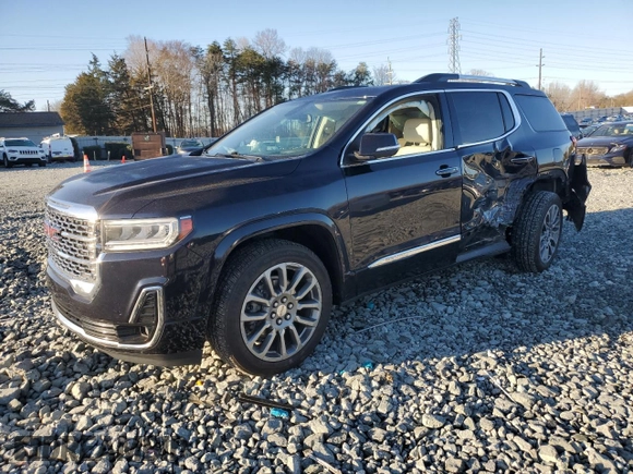 2021 GMC Acadia Denali with VIN 1GKKNXLS2MZ167658, listed as a Copart auction lot 48554425 with 92,317 mi miles and Salvage title. Bid and sale history available at DreamBid. Image 1.