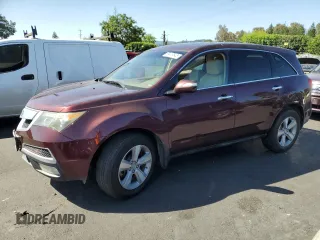 2012 Acura MDX z VIN 2HNYD2H21CH517407, wystawiony jako Copart lot #56418545 z przebiegiem 124 737 mil mil oraz Szkoda całkowita • Salvage title. Historia ofert i sprzedaży dostępna na DreamBid. Obrazek 1.