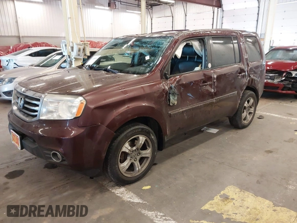 2015 Honda Pilot EX-L with VIN 5FNYF4H52FB043354, listed as a IAAI auction lot 41458416 with 137,137 mi miles and . Bid and sale history available at carsss.com. Image 16.