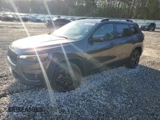 2021 Jeep Cherokee Altitude with VIN 1C4PJLLB5MD199653, listed as a Copart auction lot 48753205 with 59,098 mi miles and Salvage Title. Bid and sale history available at carsss.com. Image 1.